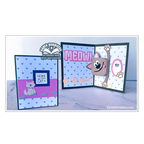 Karen Burniston Cat Sayings Clear Stamps cs027 hello