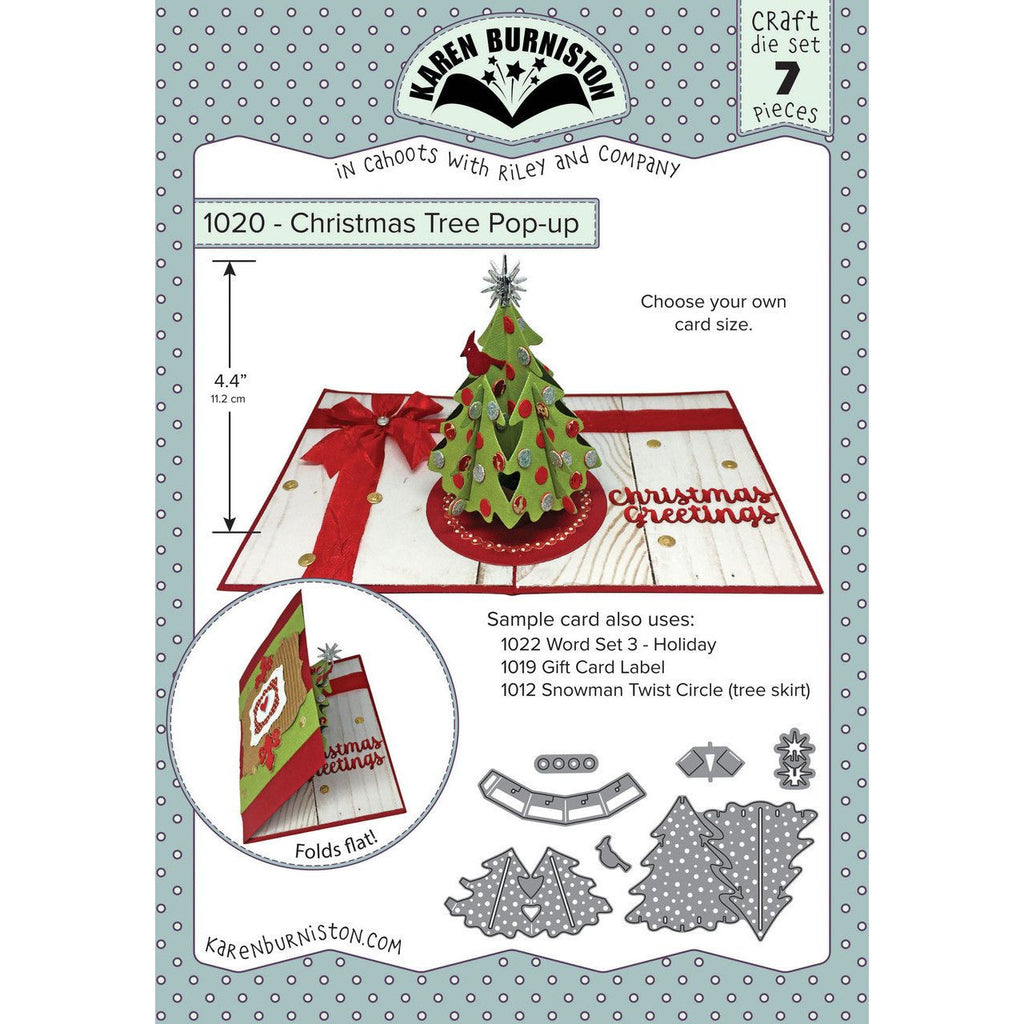 Karen Burniston Christmas Tree Pop Up Dies 1020