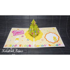 Karen Burniston Christmas Tree Pop Up Dies 1020 easter eggs