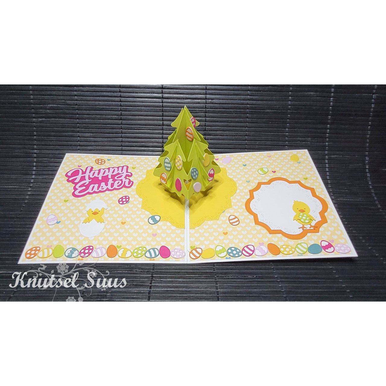 Karen Burniston Christmas Tree Pop Up Dies 1020 easter eggs