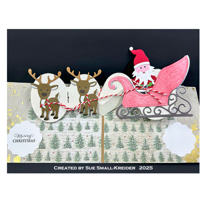 Karen Burniston Christmas Wishes Clear Stamps cs022 santa