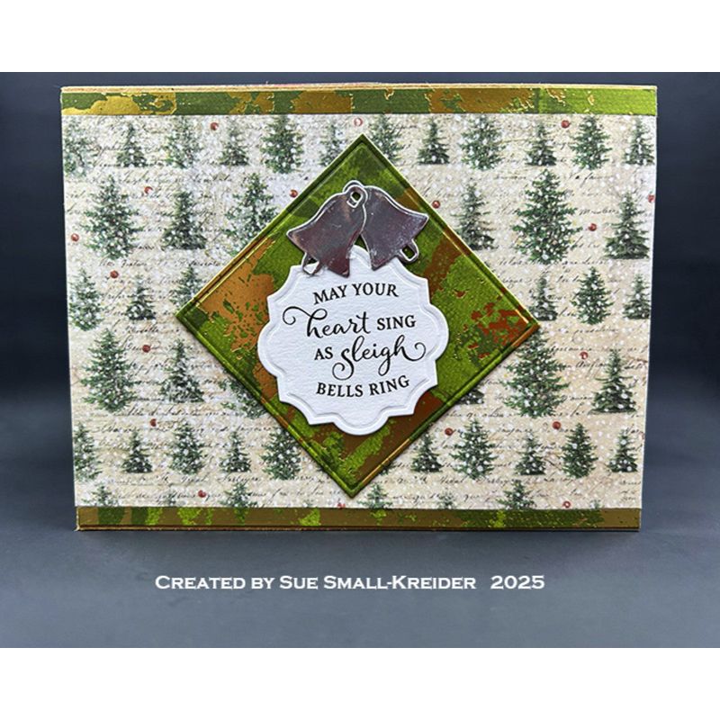 Karen Burniston Christmas Wishes Clear Stamps cs022 trees