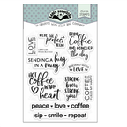 Karen Burniston Coffee Chat Clear Stamps cs021