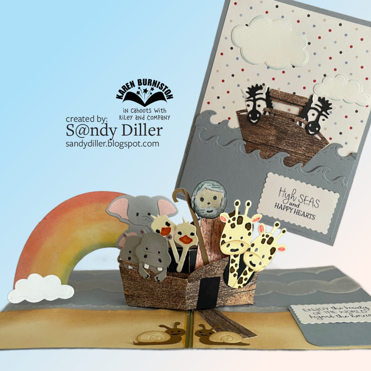 Karen Burniston Cruise Greetings Clear Stamps cs012 animals