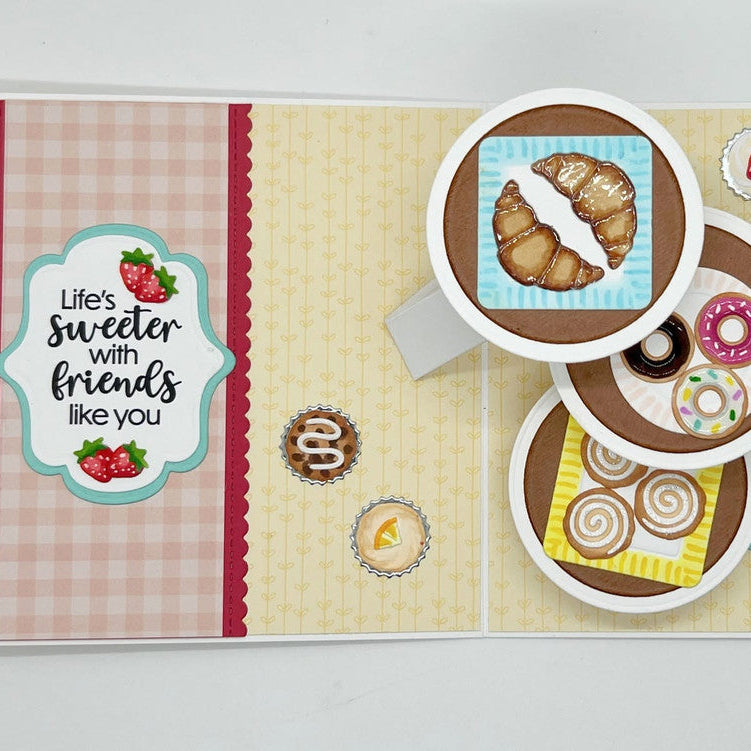 Karen Burniston Dessert Elements Dies 1339 sweet friends card