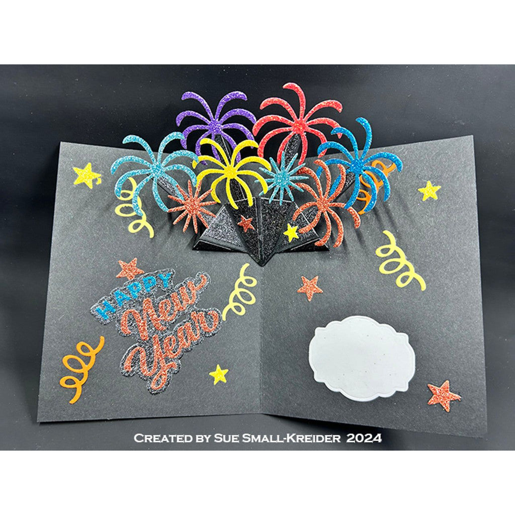 Karen Burniston Fireworks Dies 1287 happy new year
