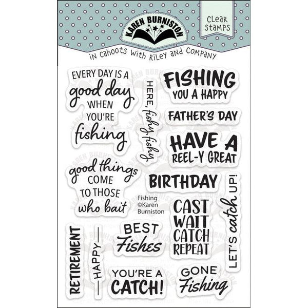 Karen Burniston Fishing Clear Stamps cs013 – Simon Says Stamp Karen Burniston Fishing Clear Stamps cs013 – Simon Says Stamp