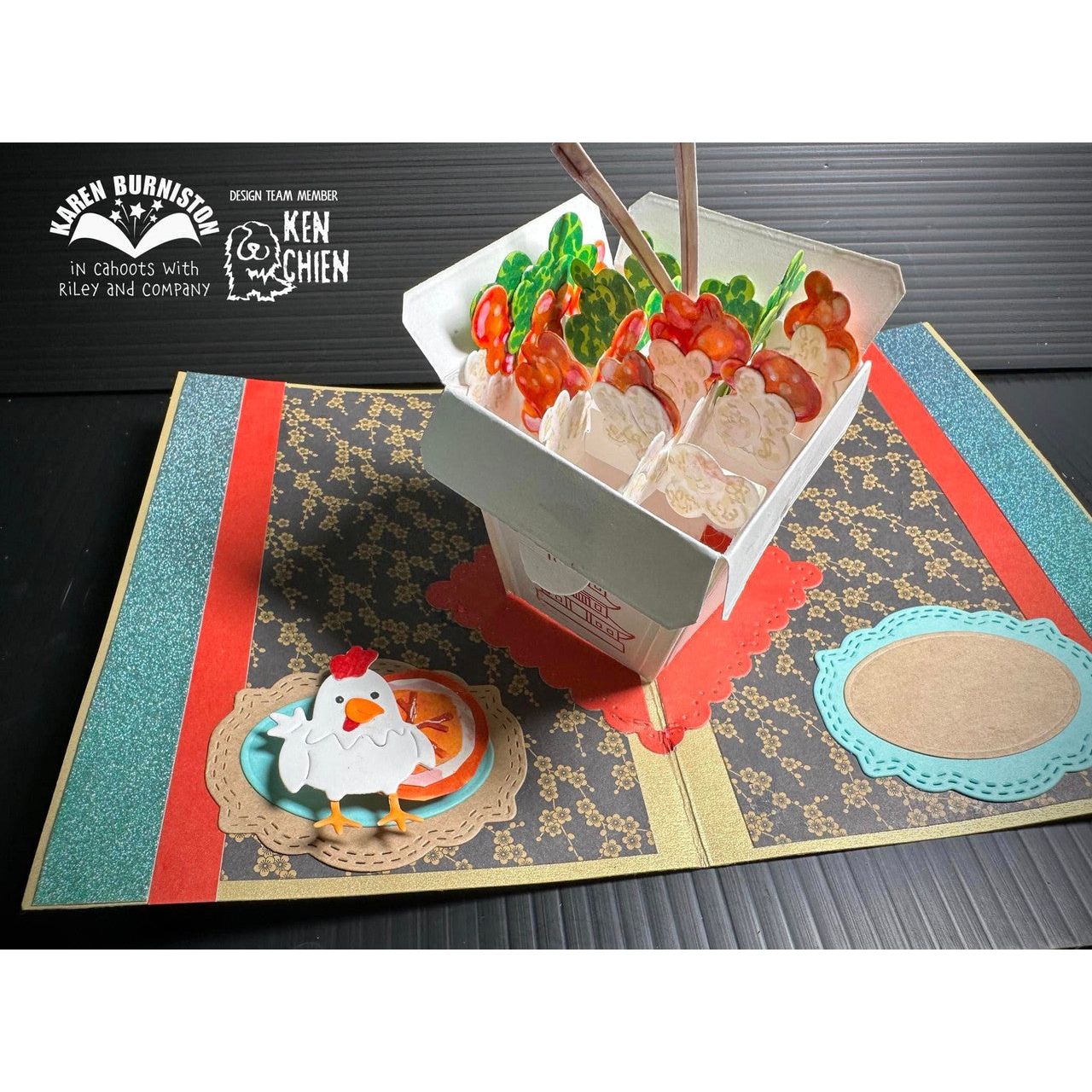 Karen Burniston Flower Pot Add Ons Dies 1294 take out