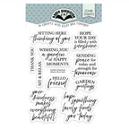 Karen Burniston Garden Greetings Clear Stamps cs036