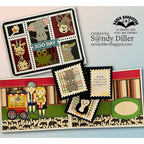 Karen Burniston Garden Greetings Clear Stamps cs036 zoo animals card
