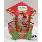 Karen Burniston Gazebo Stage Add-ons Dies 1340 merry christmas card