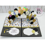 Karen Burniston Grad Greetings Clear Stamps cs015 balloons
