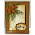 Karen Burniston Greeting Labels Dies 1312 birthday merry christmas