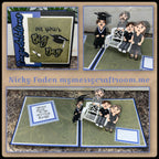 Karen Burniston Little Bench Pop-up Dies 1341 graduation card