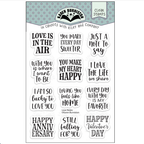 Karen Burniston Love Notes Clear Stamps cs033