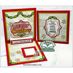 Karen Burniston Merry Christmas Lorna Add-On Dies 1288 swag