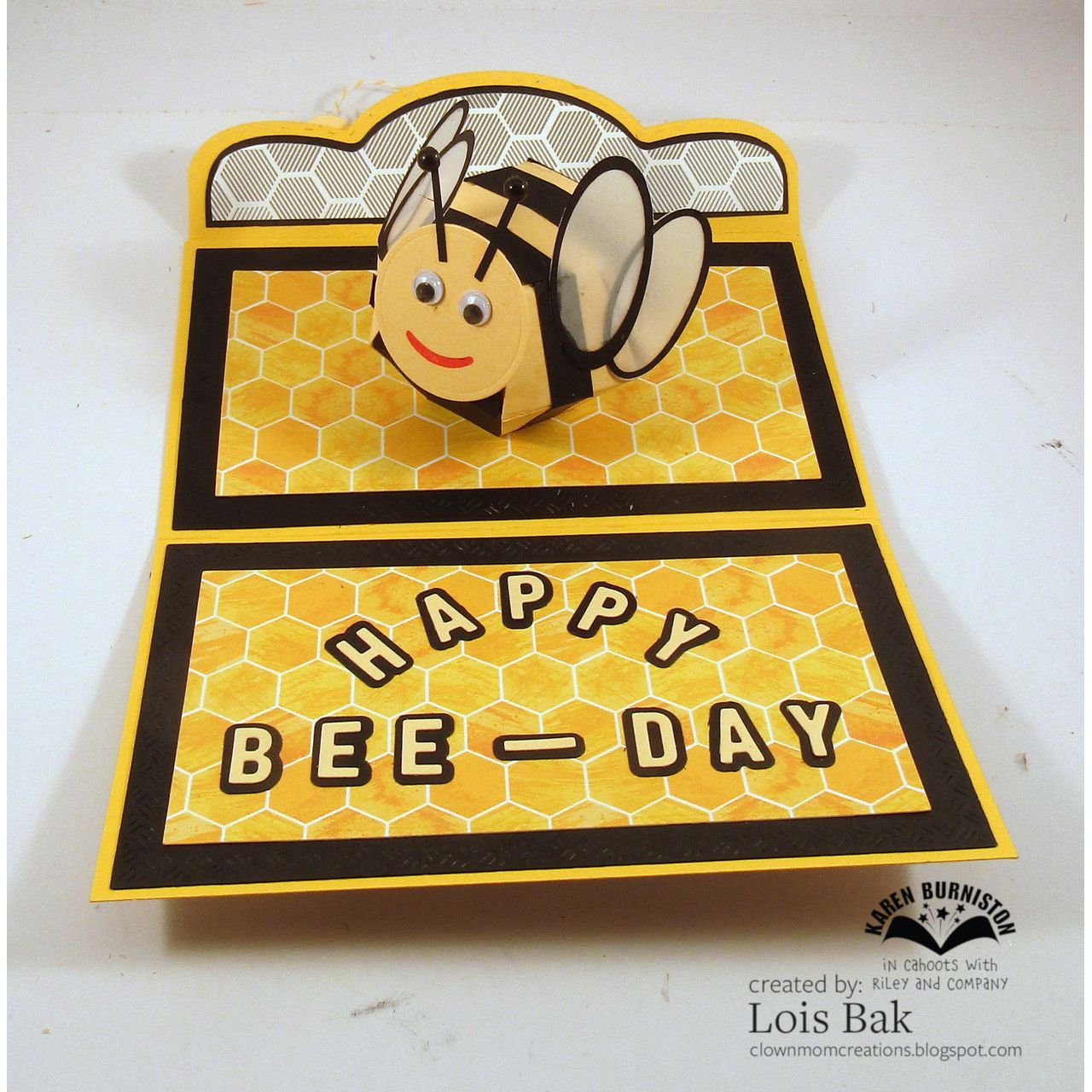 Karen Burniston Mini Ball Pop Up and Access Tabs Die Set bee