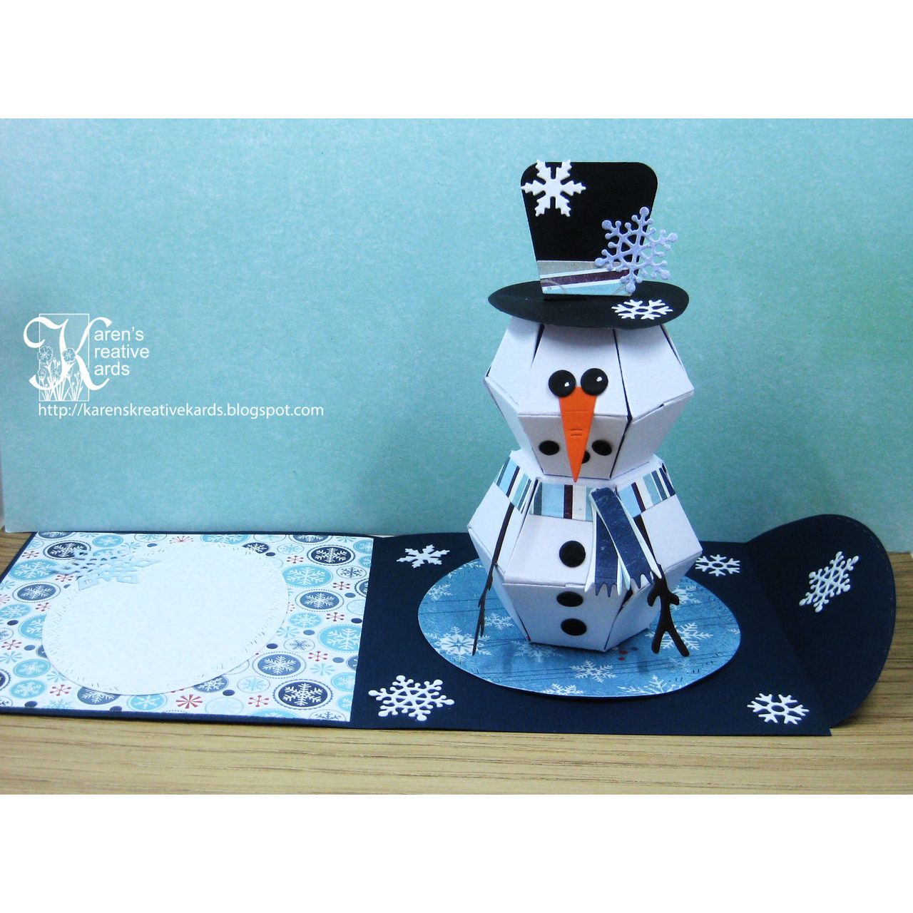 Karen Burniston Mini Ball Pop Up and Access Tabs Die Set snowman