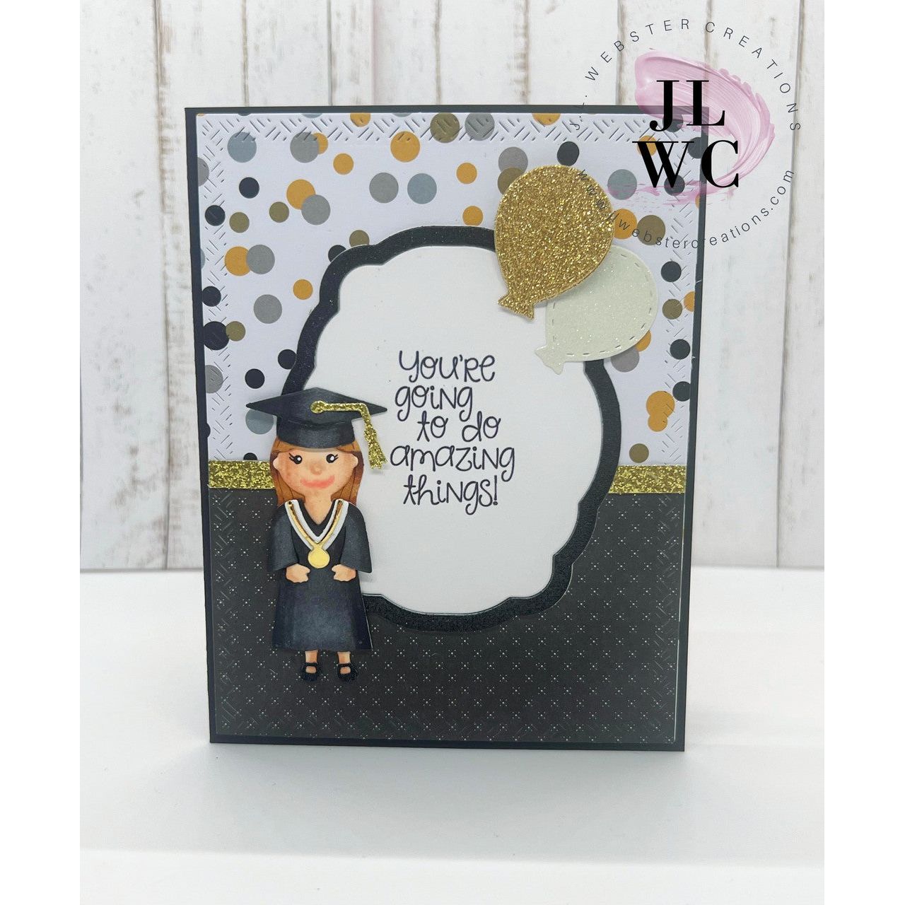 Karen Burniston Paper People and Graduation Elements Die Set dots