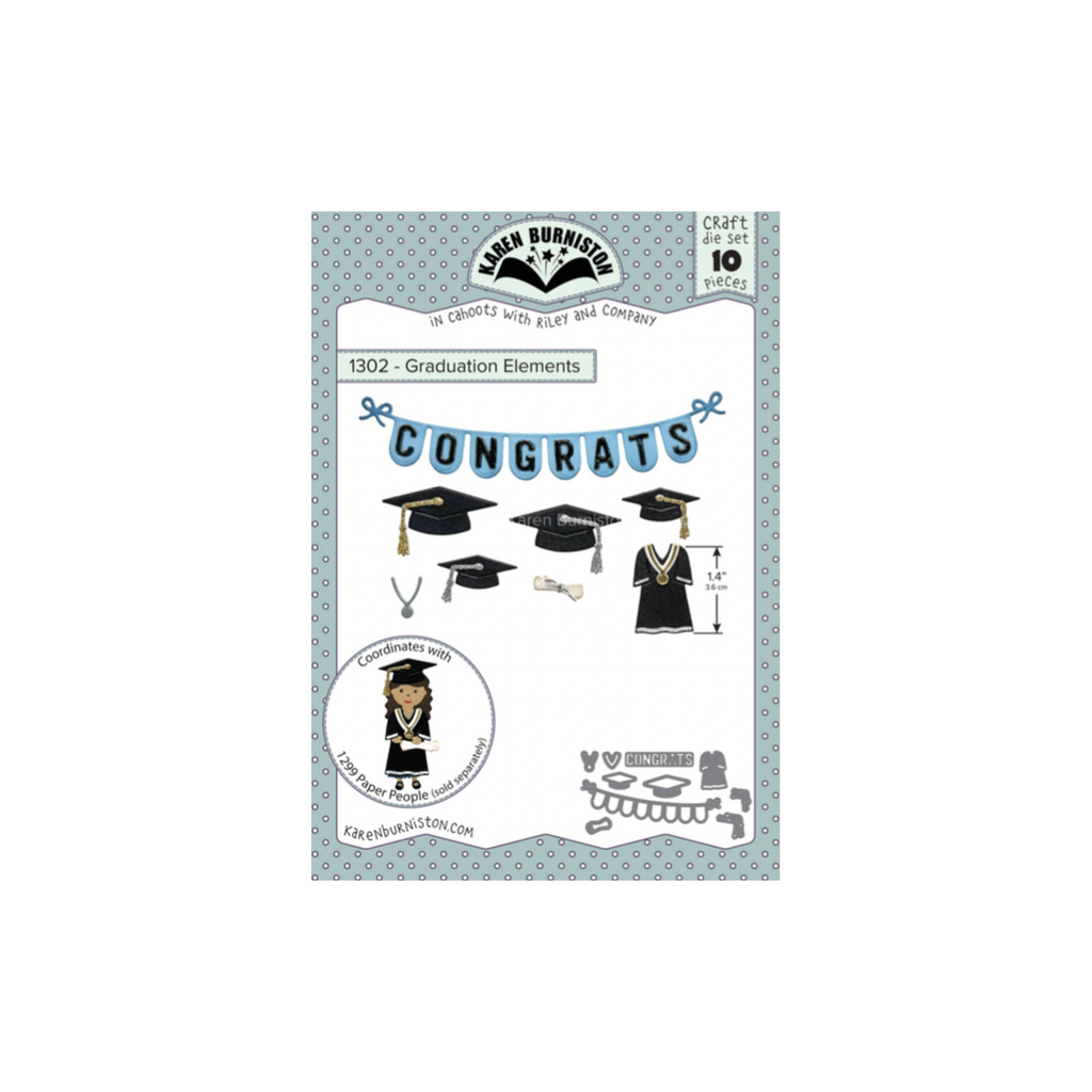 Karen Burniston Paper People and Graduation Elements Die Set product image 2