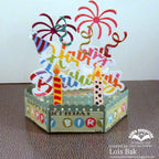 Karen Burniston Party Stage Pop Up Die Set happy birthday