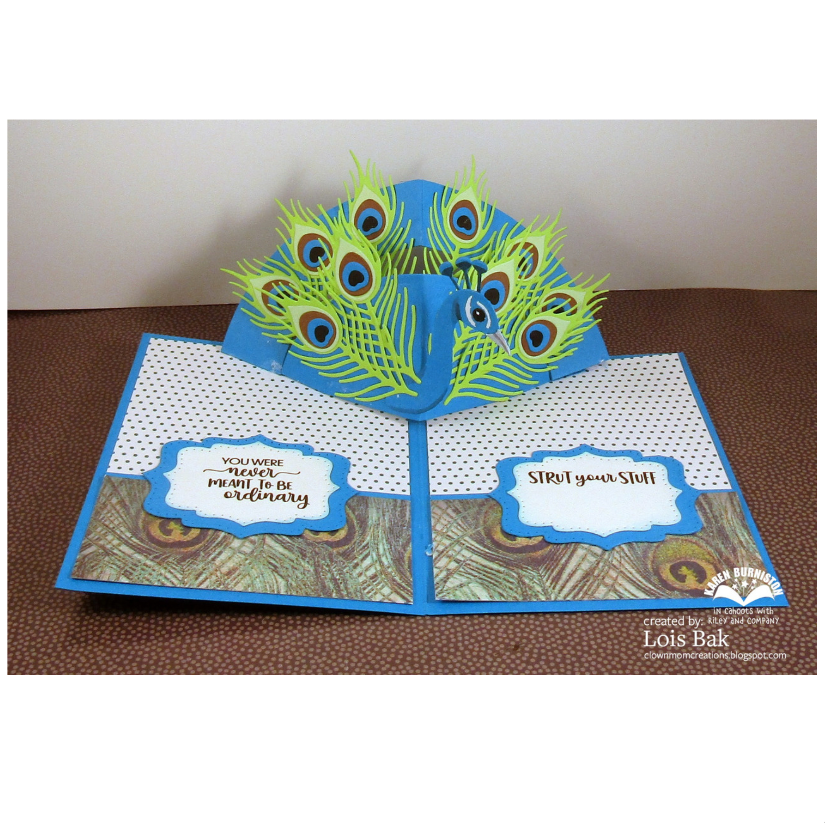 Karen Burniston Peacock Add Ons Dies 1330 peacock feathers