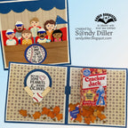 Karen Burniston Popcorn Phrases Clear Stamps cs011 ballgame