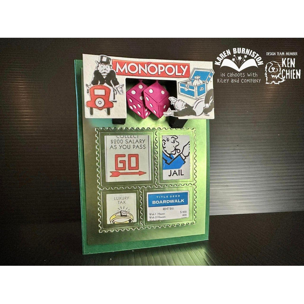 Karen Burniston Postage Pop Up Dies 1291 game