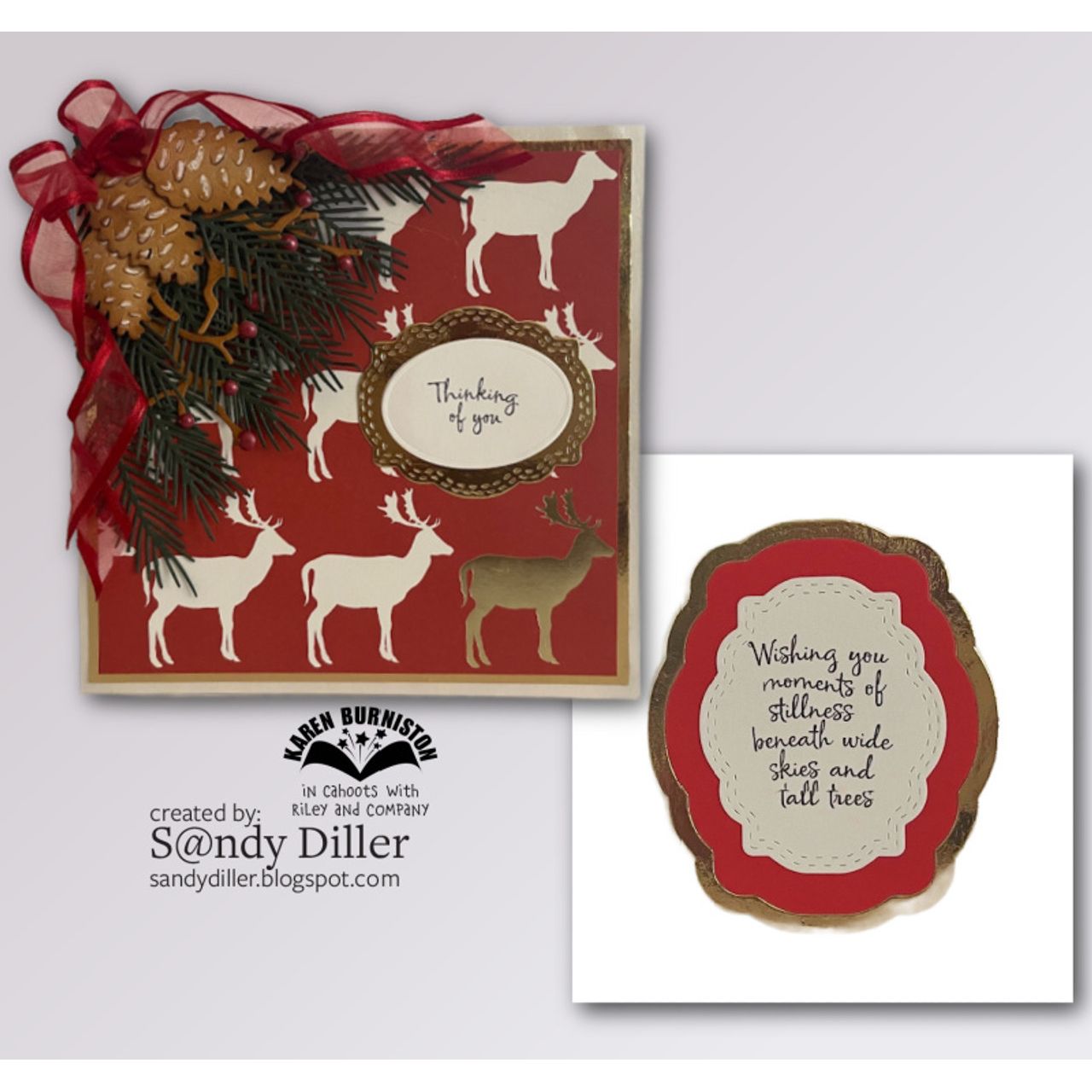 Karen Burniston Quiet Forest Clear Stamps cs029 deer