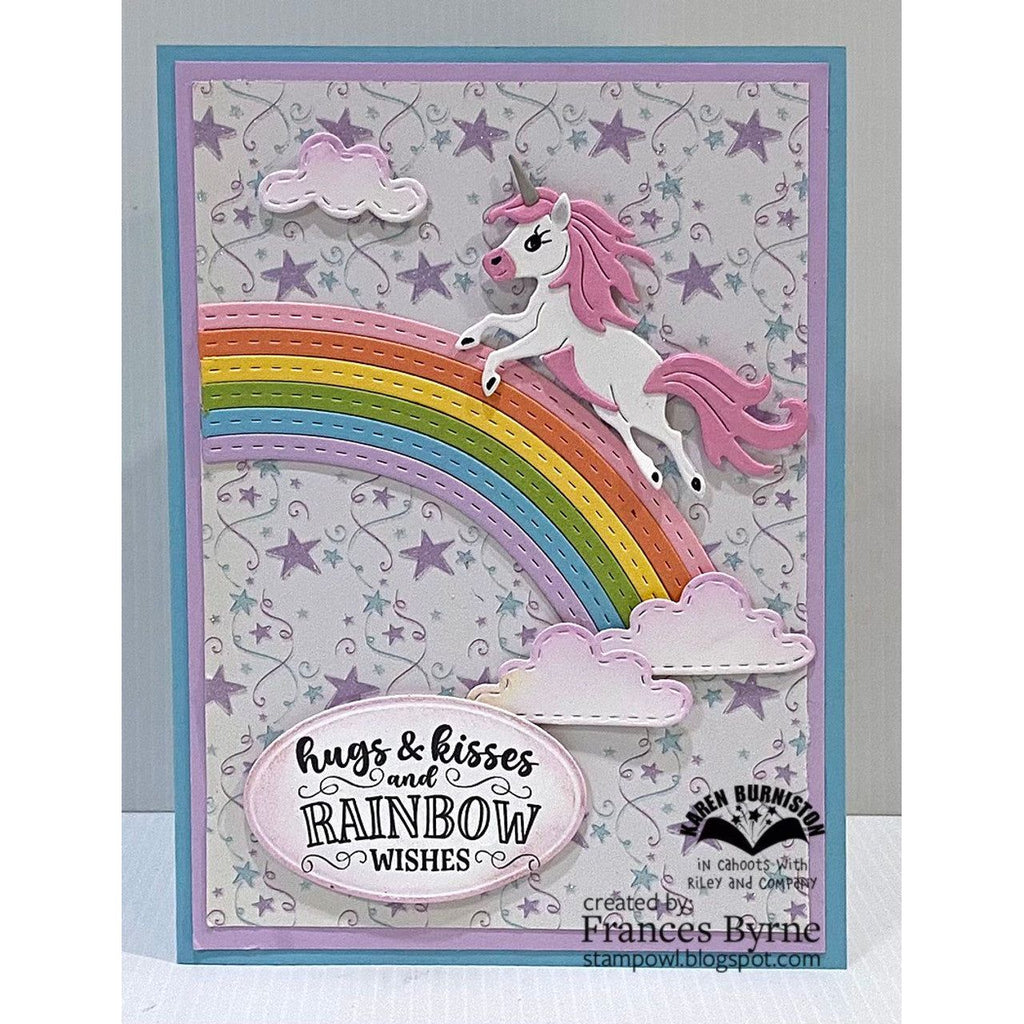 Karen Burniston Rainbow Add On Dies 1309 rainbow