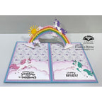 Karen Burniston Rainbow Add On Dies 1309 unicorn