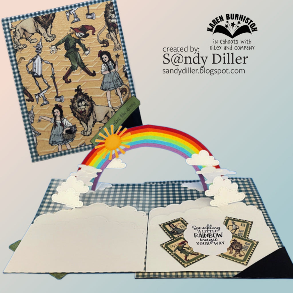 Karen Burniston Rainbow Greetings Clear Stamps cs016 lion