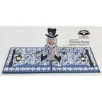 Karen Burniston Snowman Pop Up Dies 1169 lightpost