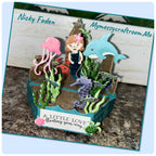 Karen Burniston Stage Scenes Clear Stamps cs034 mermaid