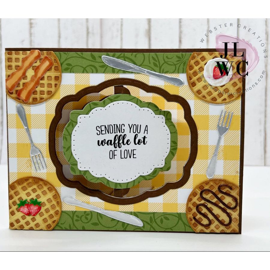 Karen Burniston Sweet Life Sayings Clear Stamps cs039 sending love card