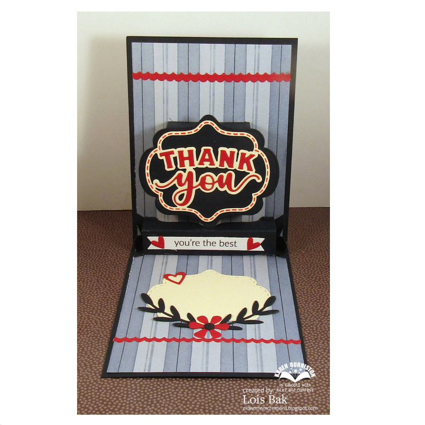 Karen Burniston Thank You Phrases Clear Stamps cs031 you're the best