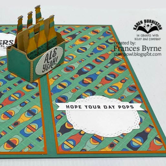 Karen Burniston Toolbox Pop-up and Six Pack Toolbox Add-ons Die Set hope your day pops card
