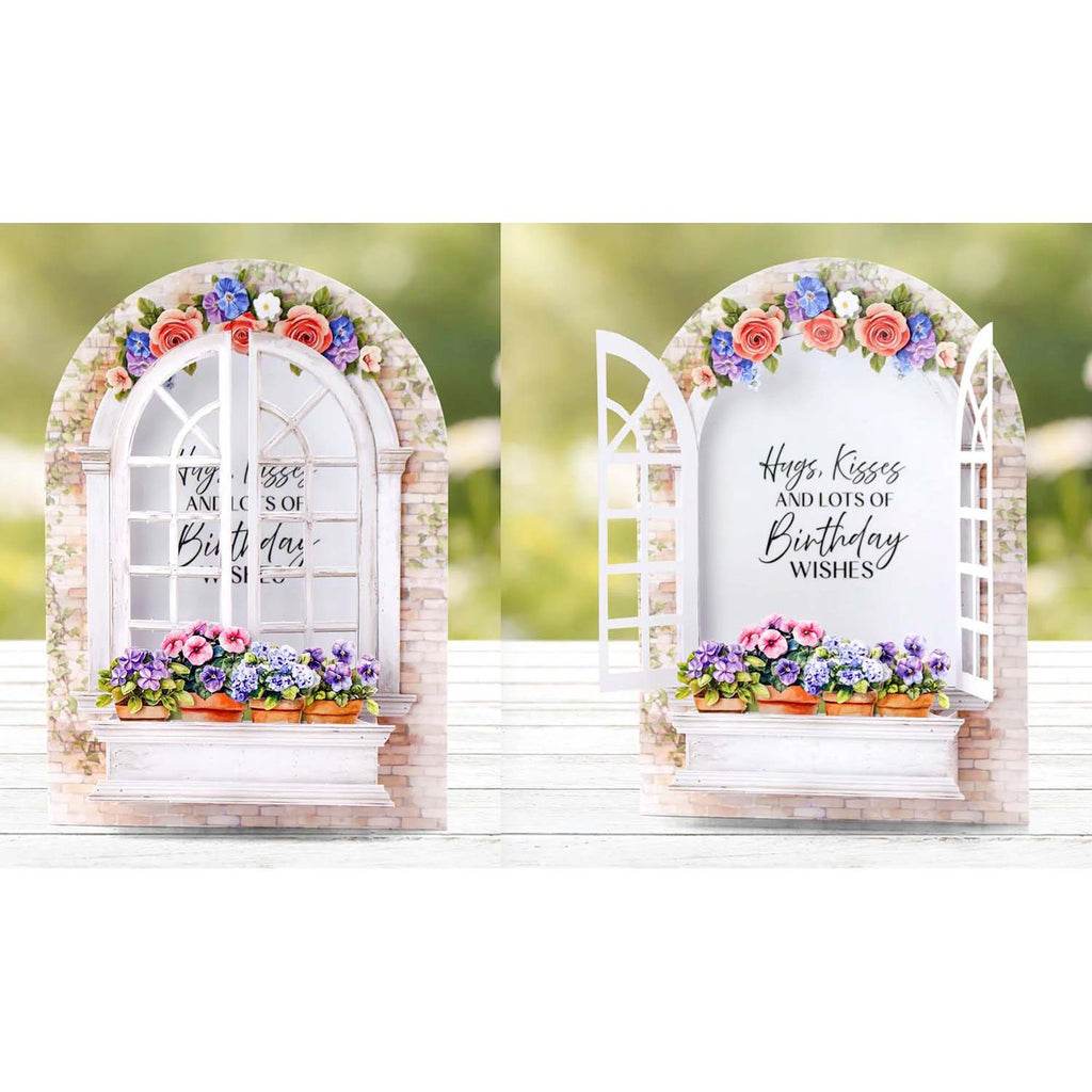 Katy Sue Designs Arched Floral Windows and Doors Card Making Kit 17-10102win birthday