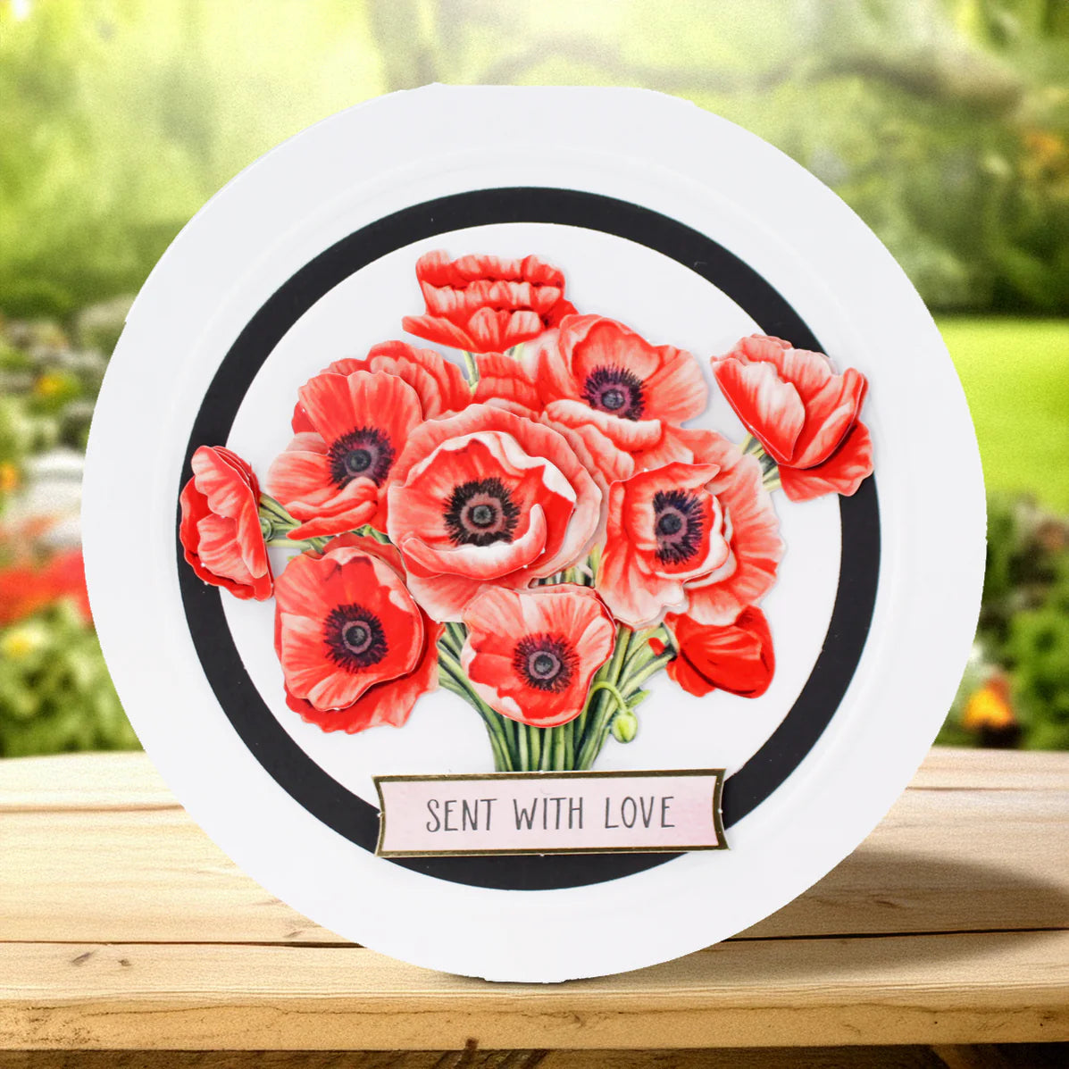 Katy Sue Designs Bumper Bouquets 3D Die Cut Decoupage 11-dcdbou12 sent with love