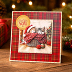 Katy Sue Designs Christmas Cats Die Cut Topper and Decoupage Collection 11-dcd7004 sarah Jackman sleeping kittens