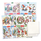 Katy Sue Designs Cosy Christmas Gnomes Card Making Kit 17-10105ccg christmas die cuts and sentiments