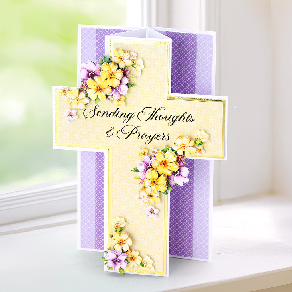 Katy Sue Designs Cross Pop Up Cards and Envelopes 05-pu02-cw300-12 prayers