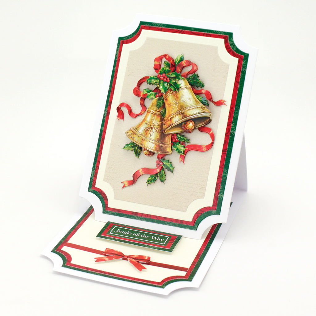Katy Sue Designs Die Cut Decoupage Jingle Bells 11-dcd730 all the way