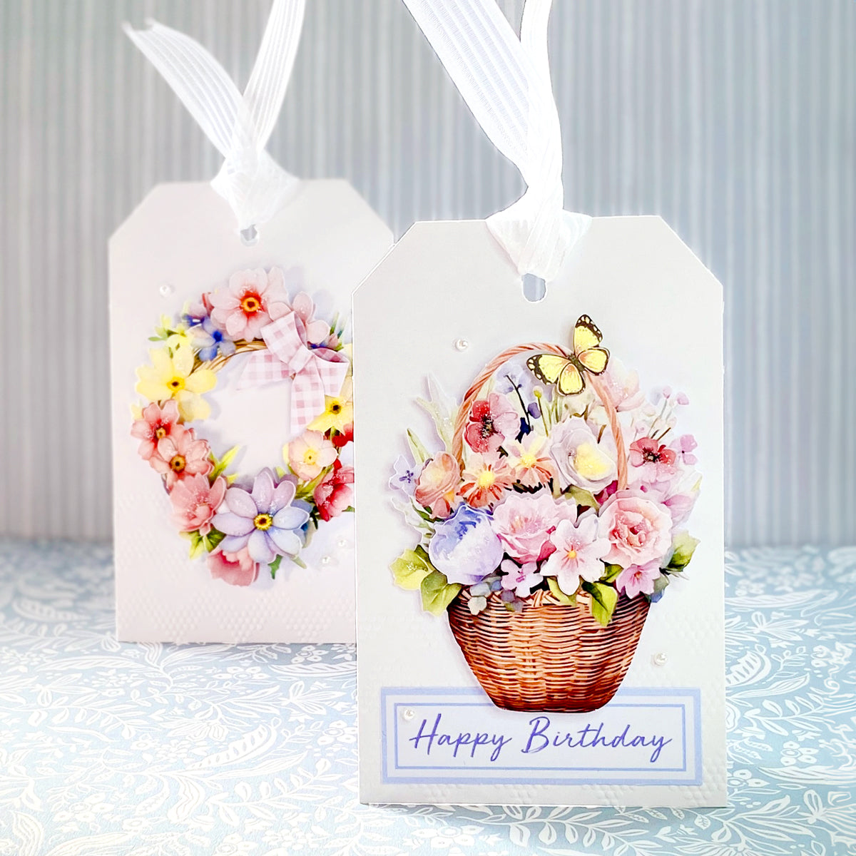 Katy Sue Designs Easter Animals and Spring Florals 3D Die Cut Decoupage 11-dcdeas12 birthday tags