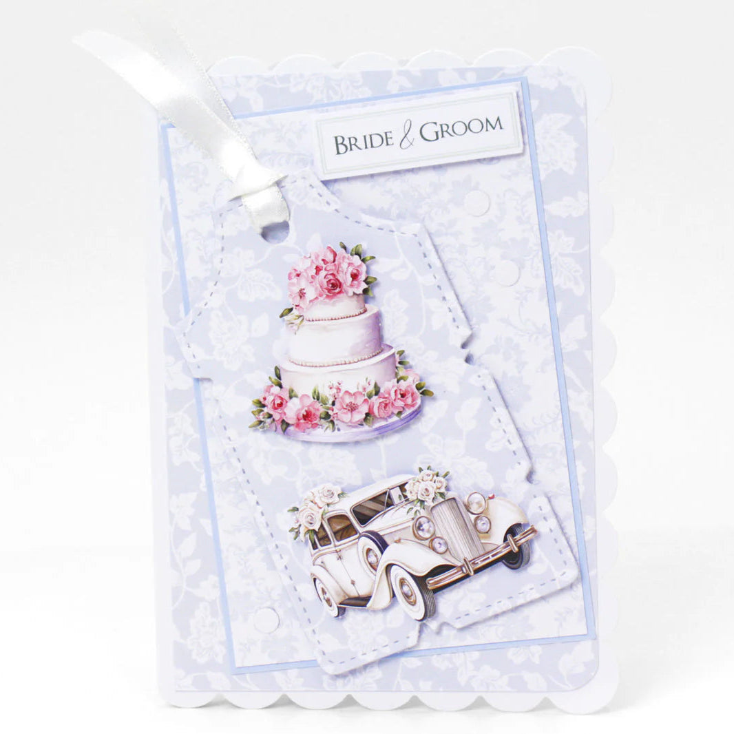 Katy Sue Designs Forever and Always Die Cut Wedding Embellishments 12-dce022wd cake