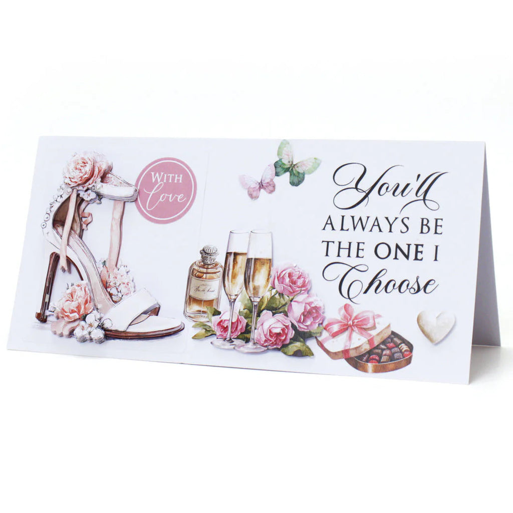 Katy Sue Designs Forever and Always Die Cut Wedding Embellishments 12-dce022wd chocolates