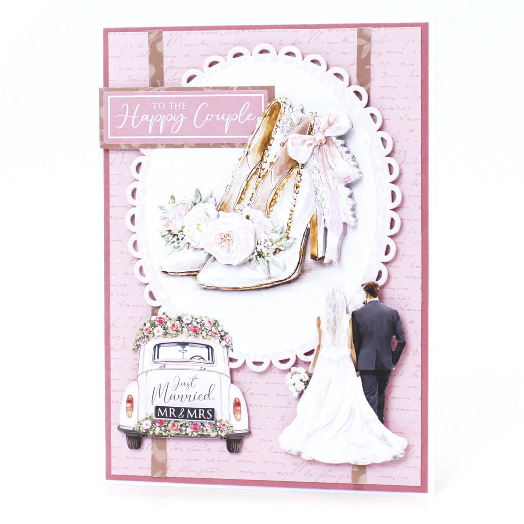 Katy Sue Designs Forever and Always Die Cut Wedding Embellishments 12-dce022wd just married