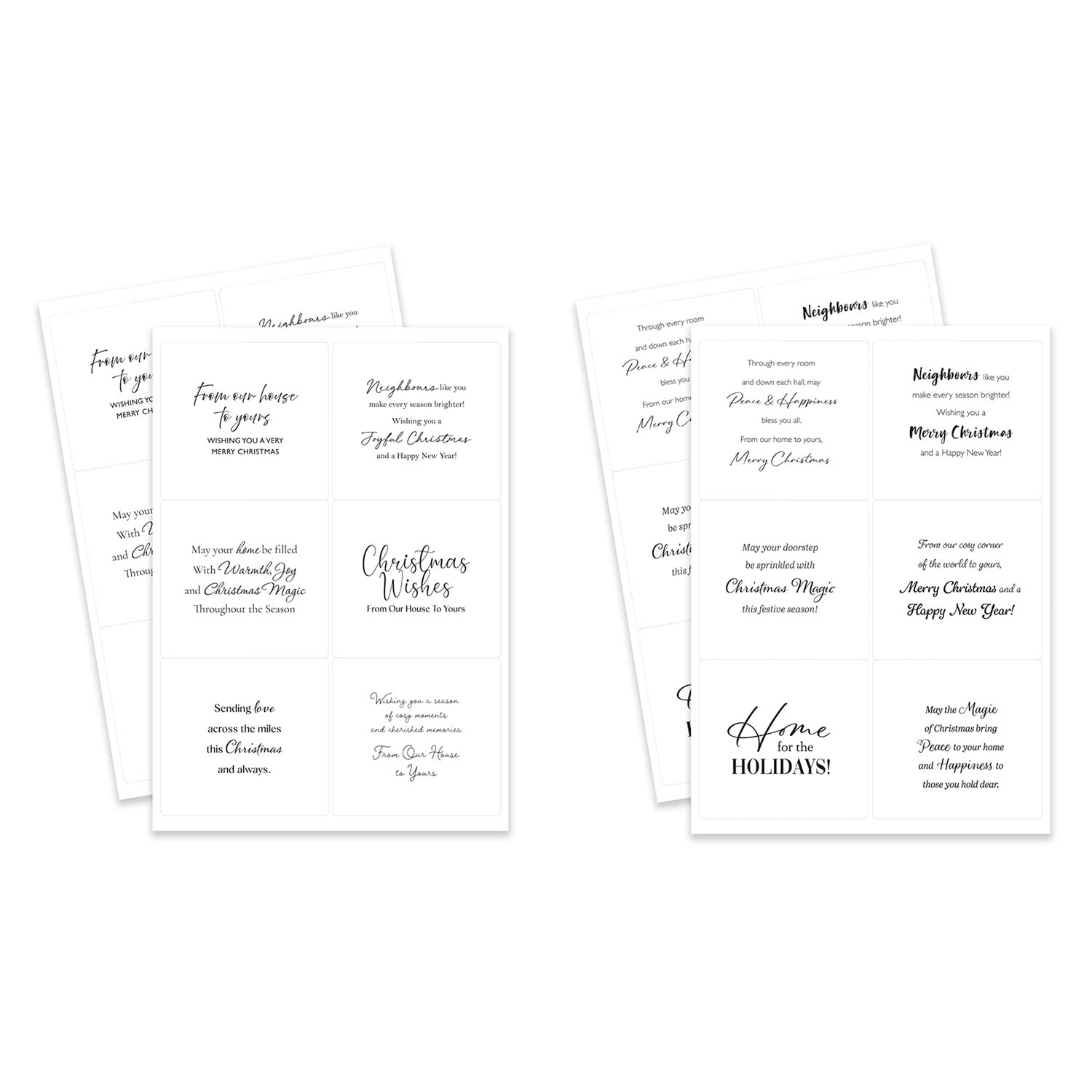 Katy Sue Designs From Our House To Yours at Christmas Peelables 06-10043hou contents verses