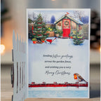 Katy Sue Designs From Our House To Yours at Christmas Peelables 06-10043hou merry christmas cottage card