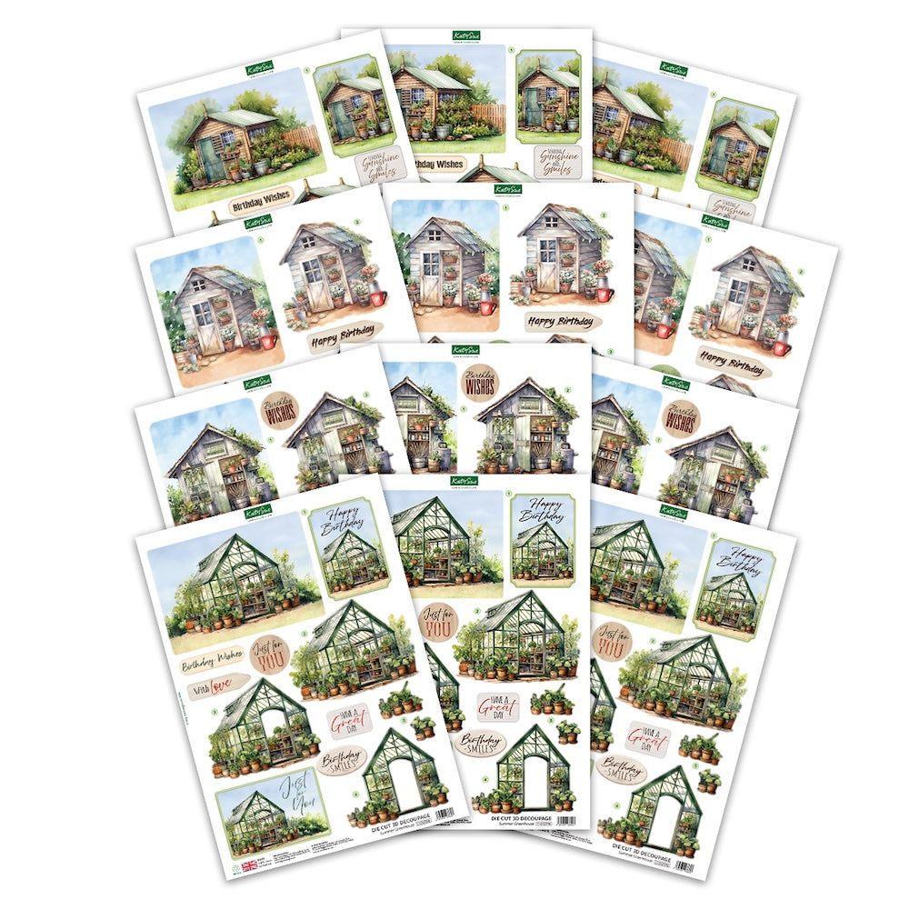 Katy Sue Designs Gardener's Choice Die Cut Decoupage 11-dcdgch12 sheets